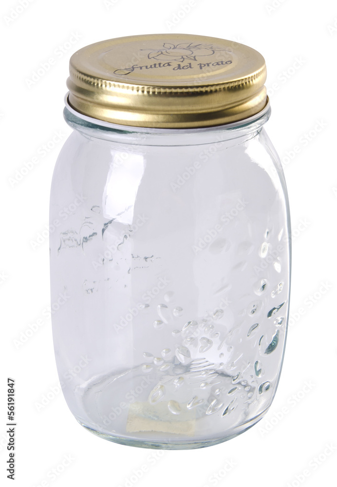 jar, food jar on white background jar, food jar on white background