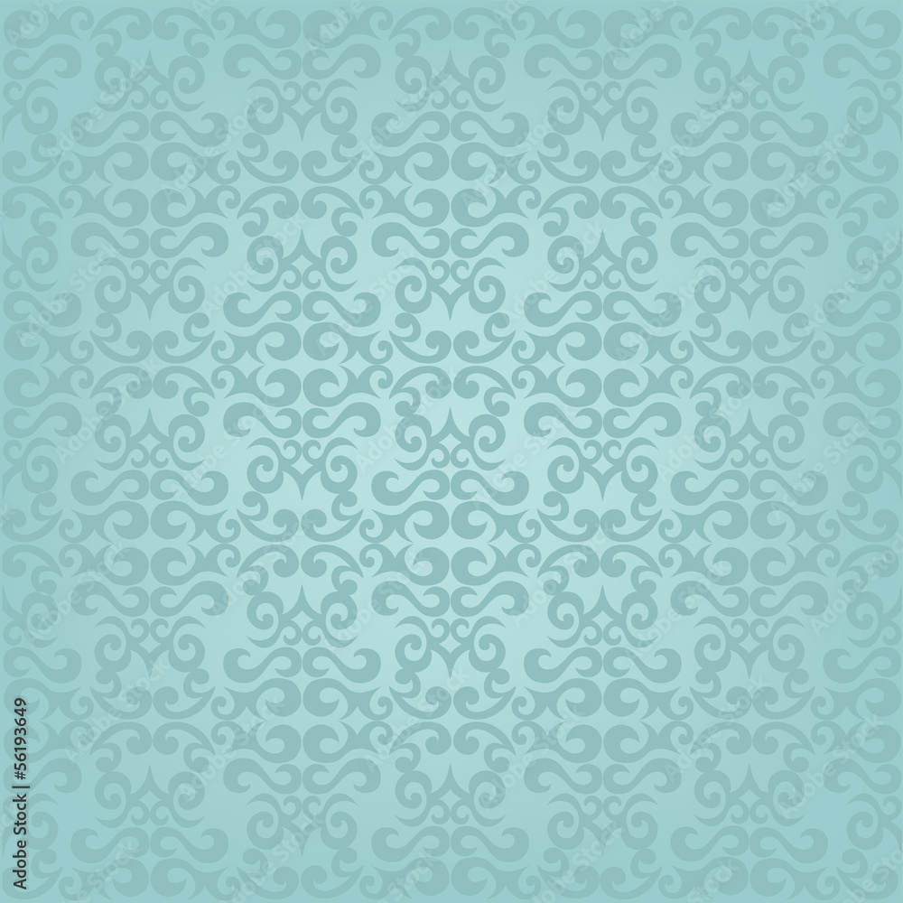 Blue wallpaper, fabric, wrapping paper, seamless pattern