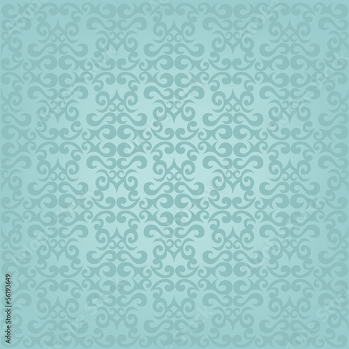 Blue wallpaper, fabric, wrapping paper, seamless pattern