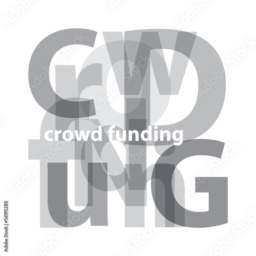 Vector Crowdfunding. Broken text