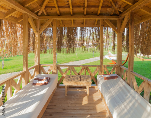 relaxation hut in resort © Myst