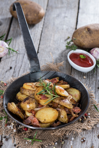 Skillet with Roasted Potatoes