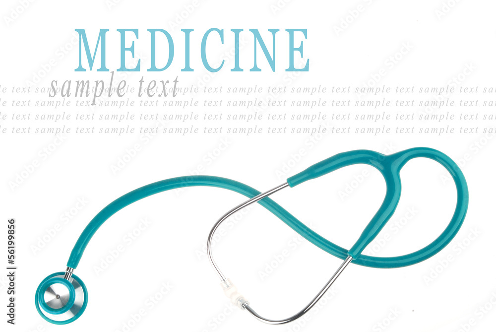 Stethoscope isolated on white background Stethoscope isolated on white background