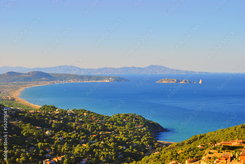 Begur and Medas islands. Costa Brava. Girona. Catalonia. Spain. Begur and Medas islands. Costa Brava. Girona. Catalonia. Spain.