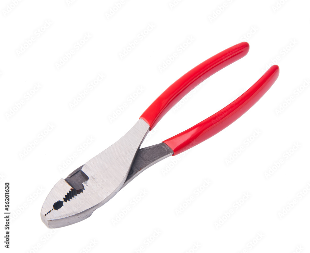 Pliers. The manual tool. on background Pliers. The manual tool. on background