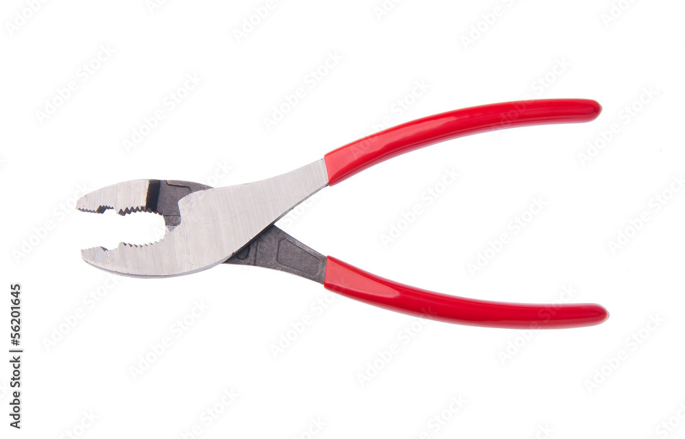 Pliers. The manual tool. on background Pliers. The manual tool. on background