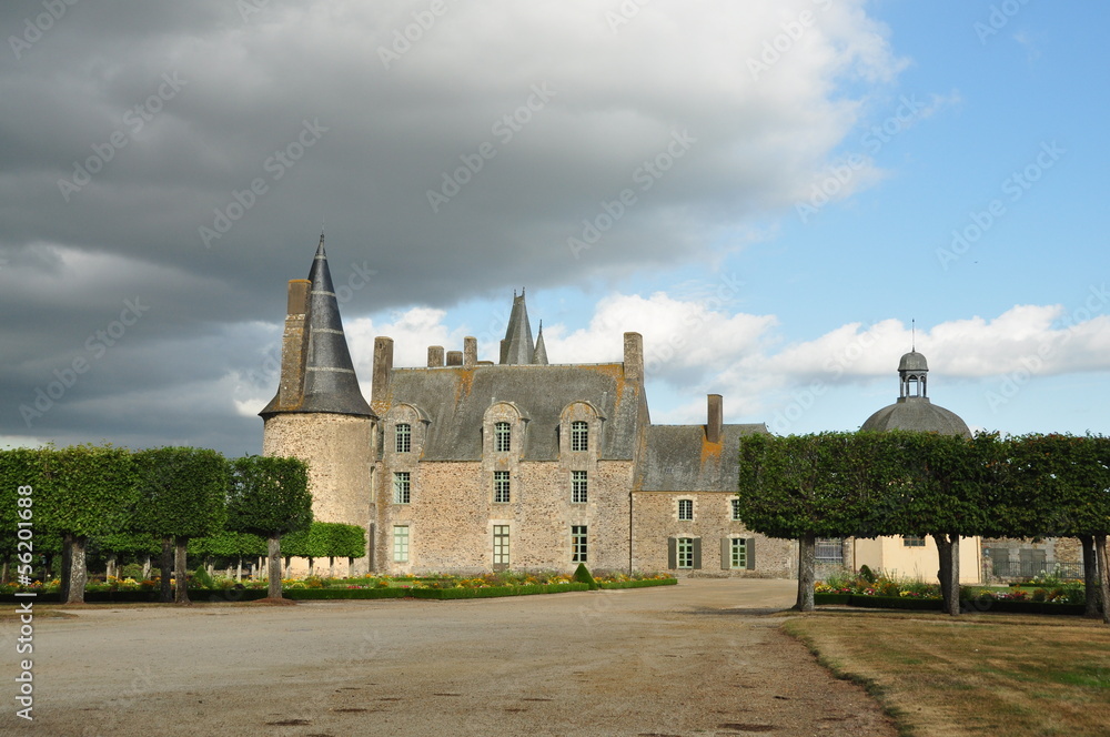 Chateau Rochers-sévigné, Bretaña, Francia