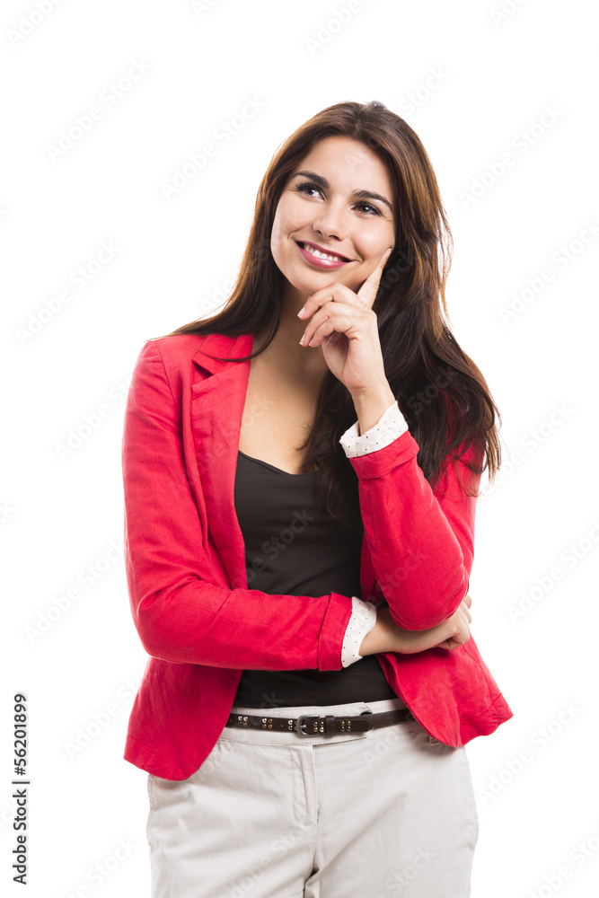 Business woman thinking Business woman thinking