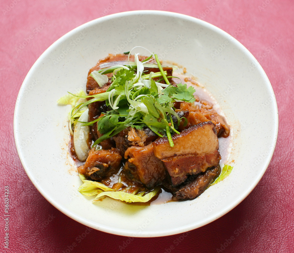 pork. chinese cuisine
