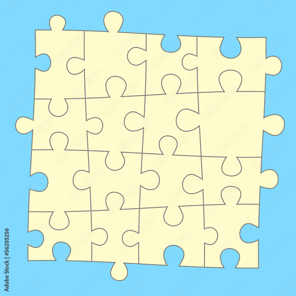 Blue puzzle background Blue puzzle background