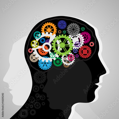 Head with gears