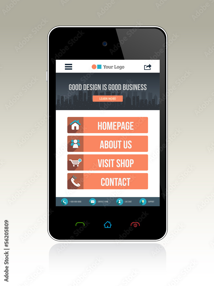 Web Design for Smart phone Web Design for Smart phone
