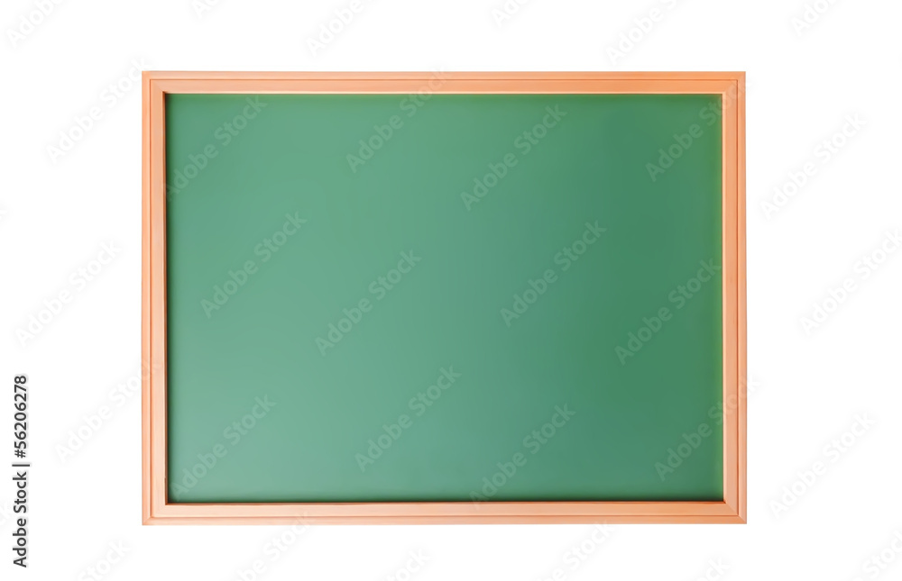 School blackboard isolated on white School blackboard isolated on white