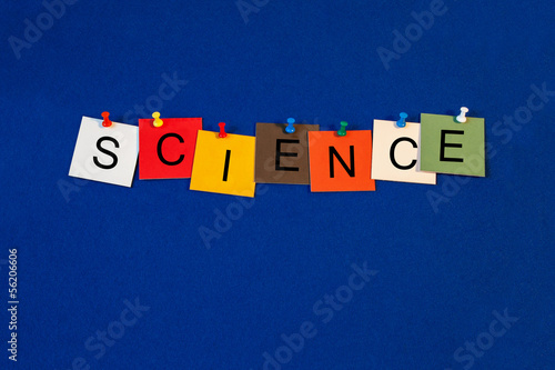 Science - Business and Technology sign