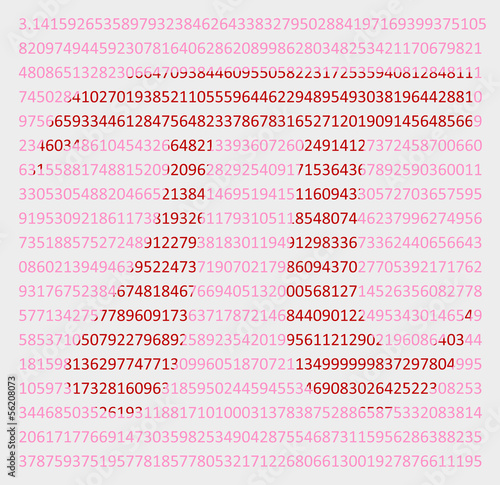 Pi number sign