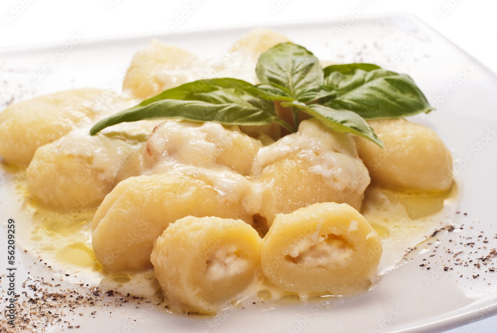 Gnocchi stuffed with four cheeses Gnocchi stuffed with four cheeses
