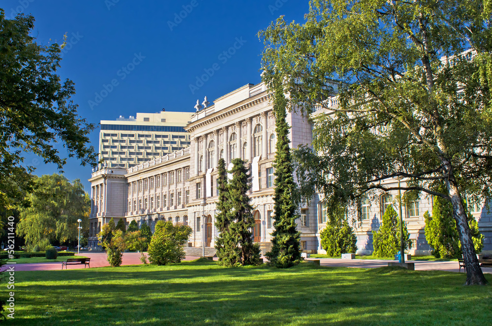 Obraz premium City of Zagreb architecture and nature