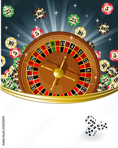Roulette. Vector.