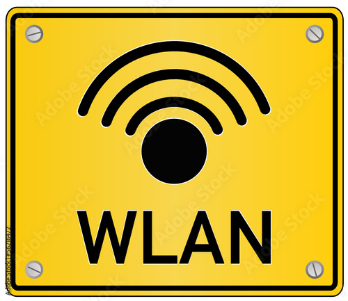 WLAN WiFi Schild  #130914-svg02