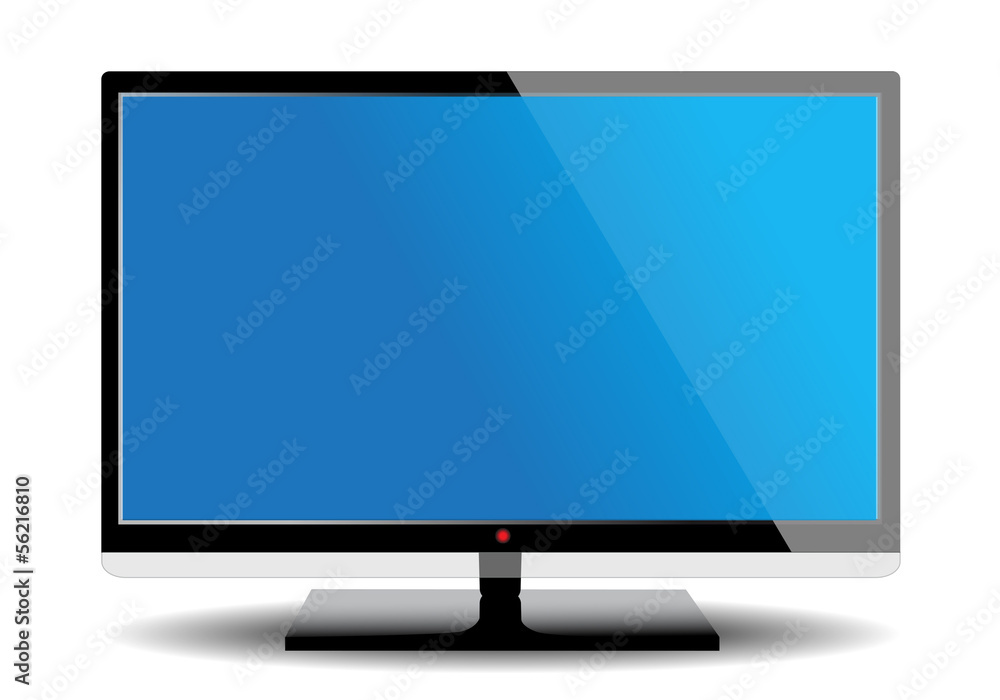 TV Screen - Isolated On White Background TV Screen - Isolated On White Background