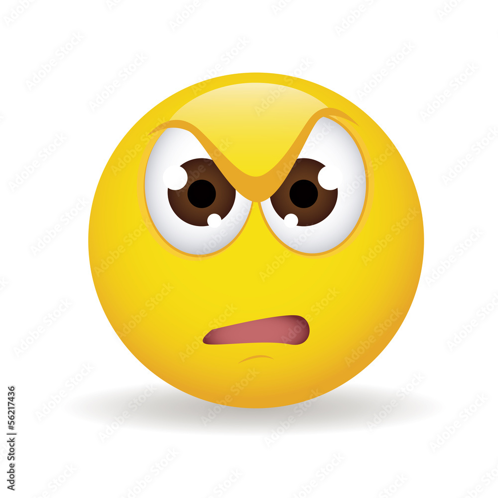 Fototapeta premium Angry