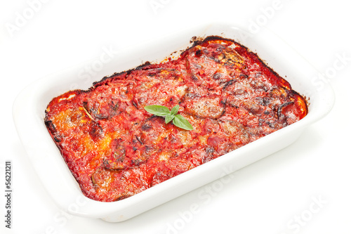 Tableau sur toile parmigiana di melanzane