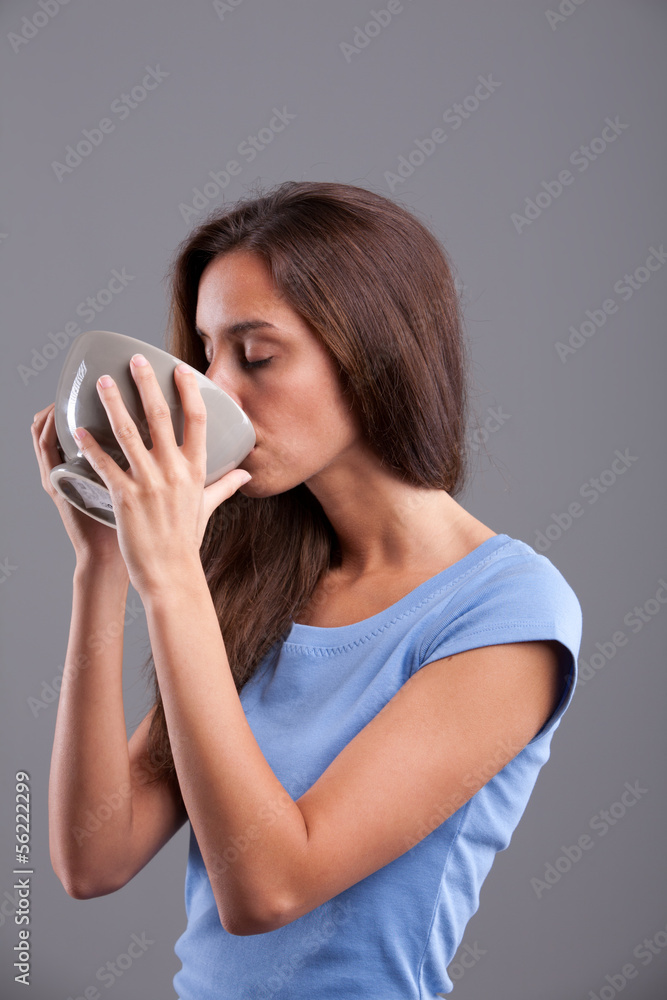 Healthy drinking woman Healthy drinking woman