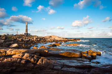 Fototapete Südamerika Leuchtturm von Cabo Polonio Uruguay  © Kseniya Ragozina