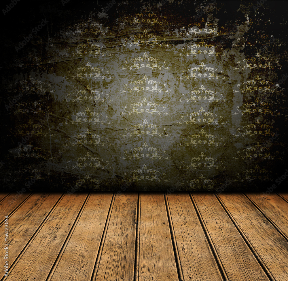 Fototapeta premium Dark room