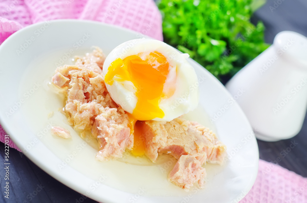 salad with tuna and boiled egg salad with tuna and boiled egg