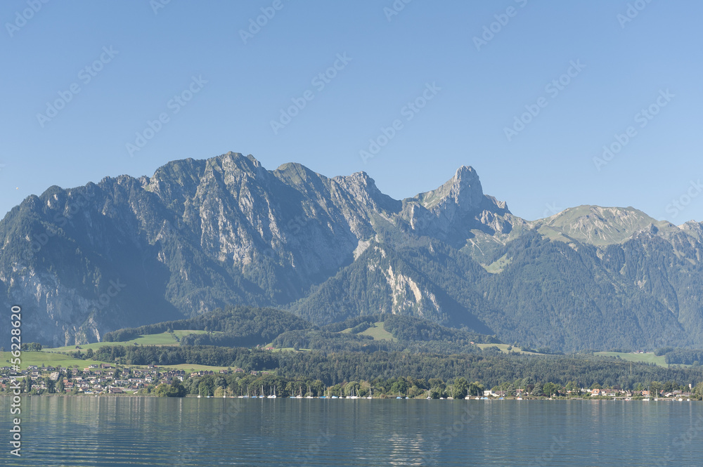Thunersee, Stockhorn, Schweizer Alpen, Berner Oberland