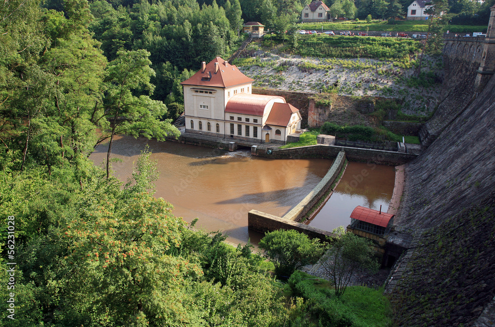 Dam Les Kralovstvi in Bílá Třemešná, Czech Republic