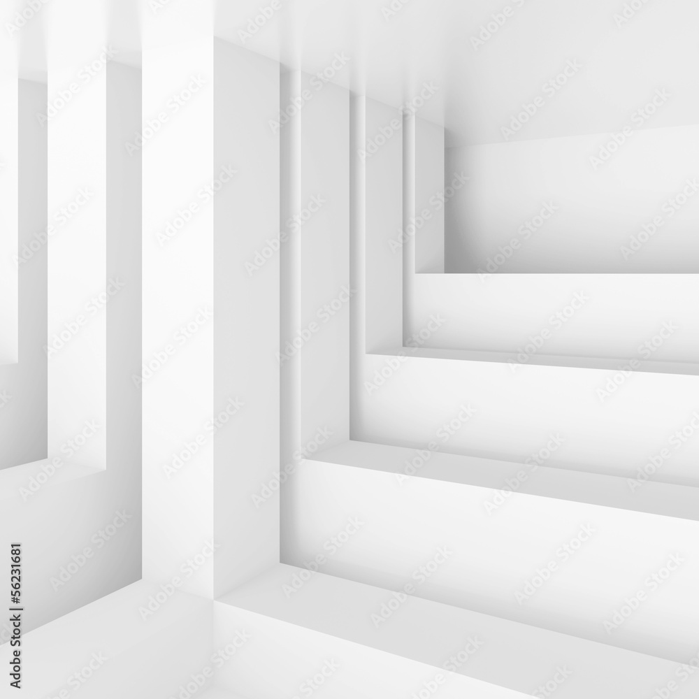 Fototapeta premium White Technology Background