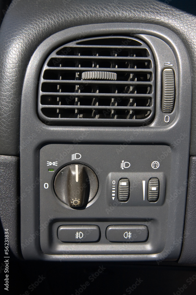 Fototapeta premium Air conditioner in the car