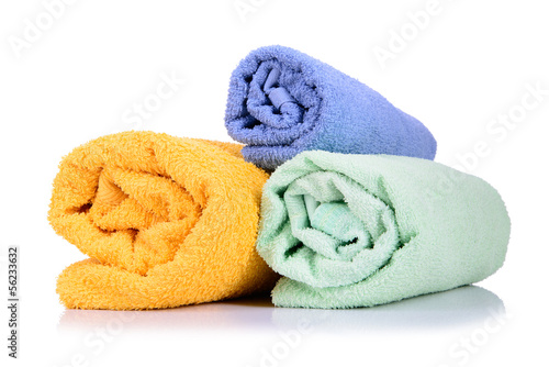 Rolled up towel