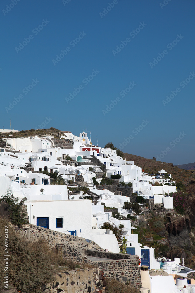 Oia on Santorini island in the Cyclades