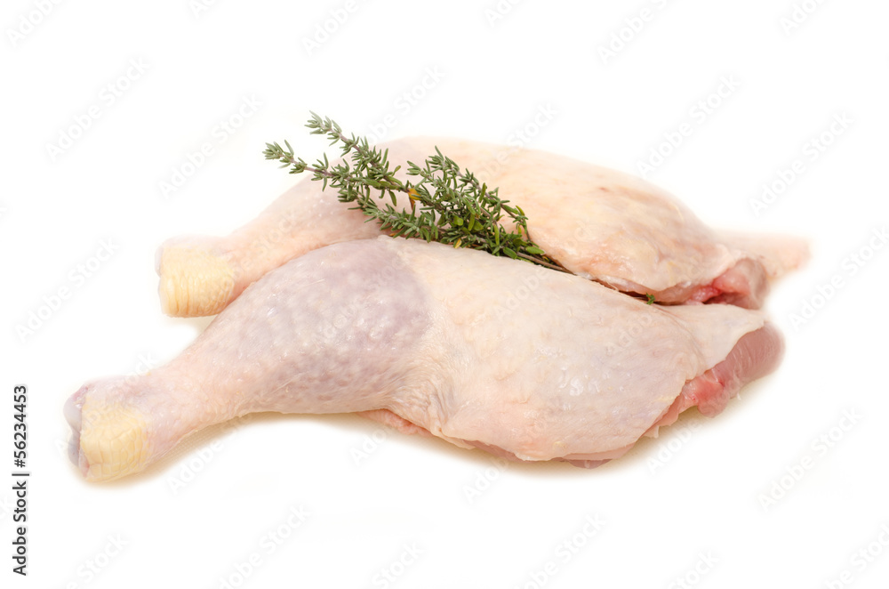 Hähnchenkeule roh Hähnchenkeule roh