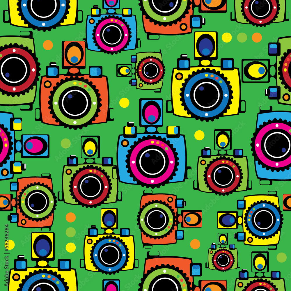 seamless pattern youth camera seamless pattern youth camera