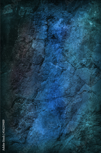 Blue Grungy Stone Background
