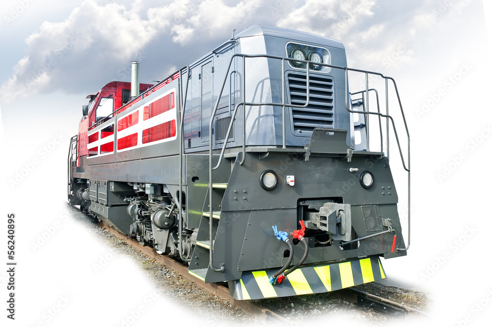 Obraz premium Modern diesel engine