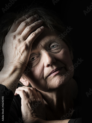 old woman - depression