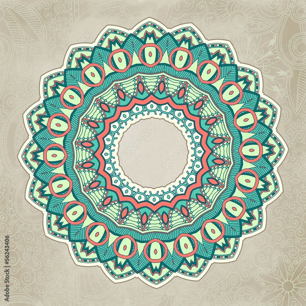 Ornamental lace pattern. Circle. Ornamental lace pattern. Circle.