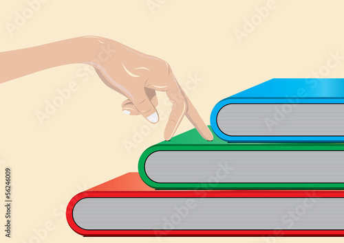 vector_Reading is the ladder to success