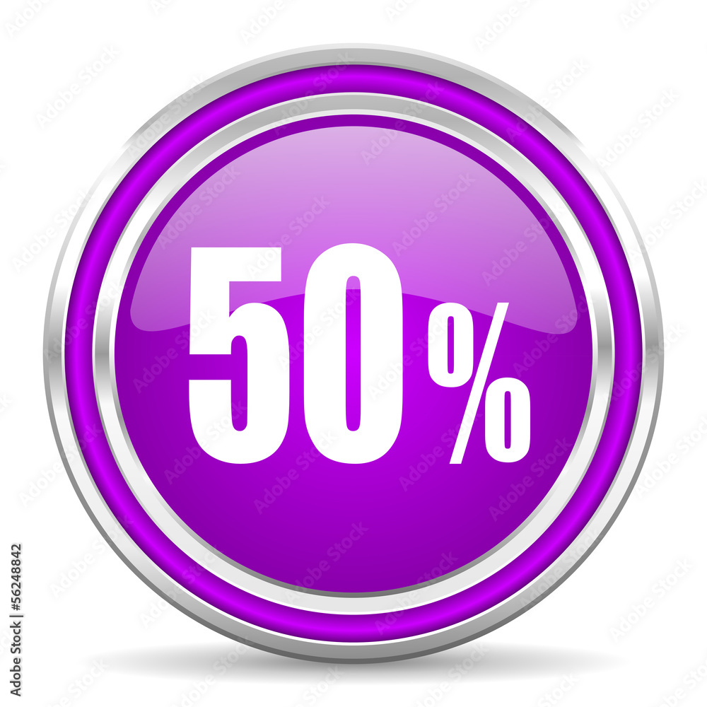 50 percent icon 50 percent icon
