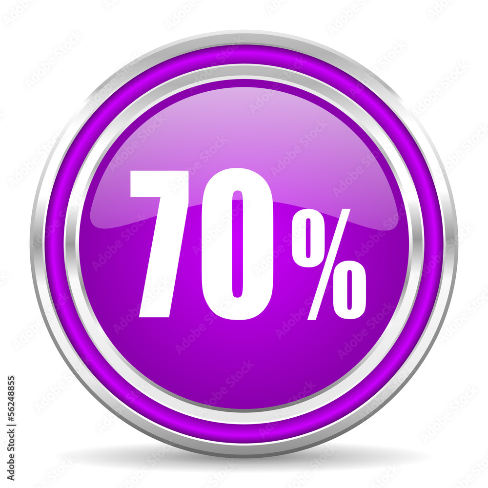 70 percent icon 70 percent icon