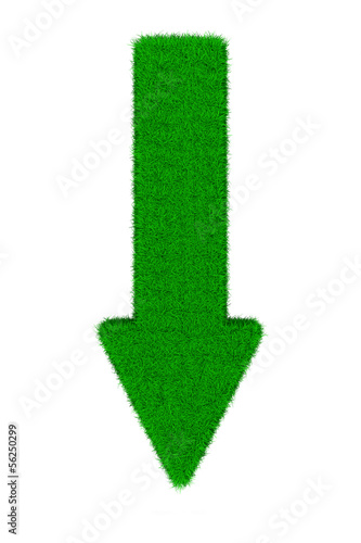 Movement direction to success. Isolated 3D image