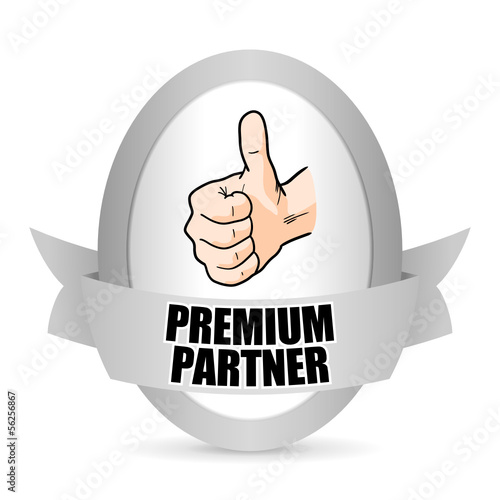 wappen metall rund premium partner I