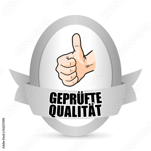 wappen metall rund gepruefte qualitaet I