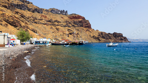 Thirasia Island Santorini Greece Europe photo