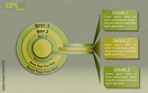 Infographic template. Well organized eps 10 document.